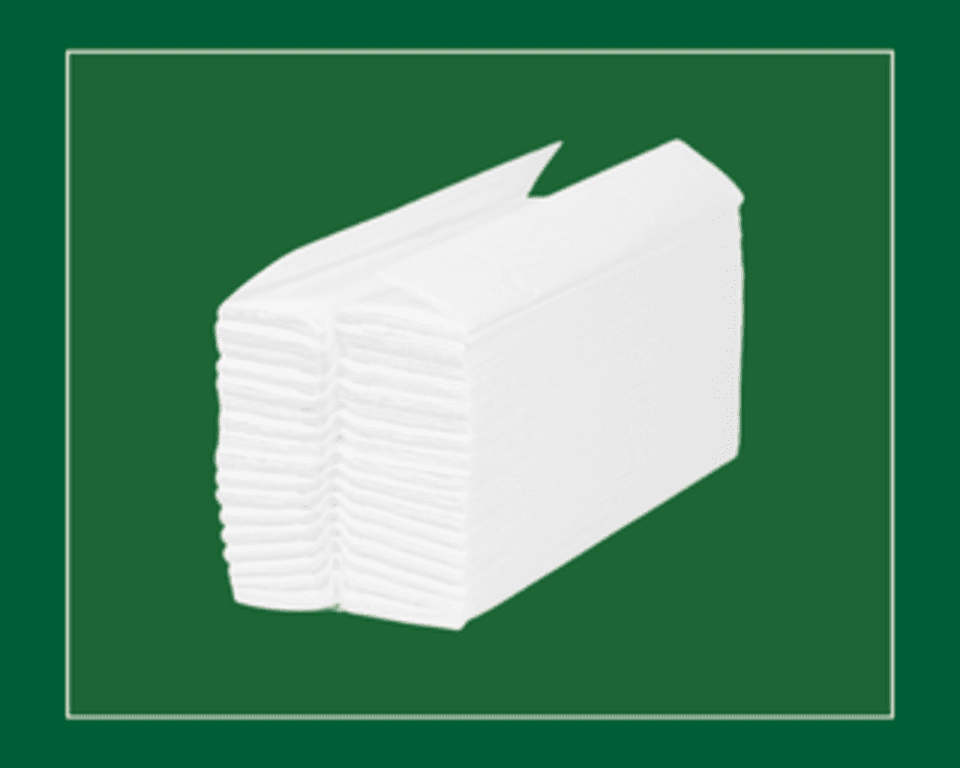 White C-Fold Hand Towels 2-Ply