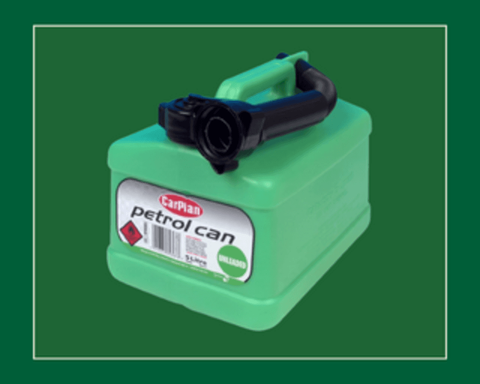 CarPlan Petrol Can Green 5L