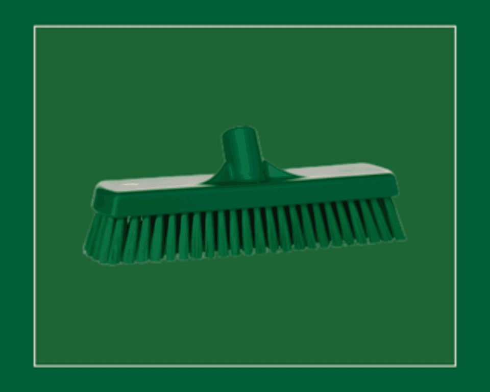 Green Vikan Wall/Floor Scrubbing Brush 305mm 