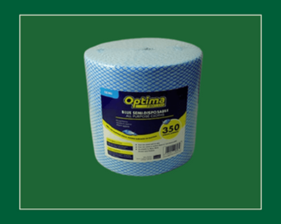 Blue Lightweight Cleaning Cloth Roll