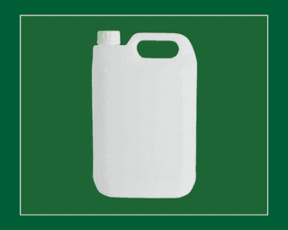 5 Litre Plastic Jerry Can With Tamper Evident Caps