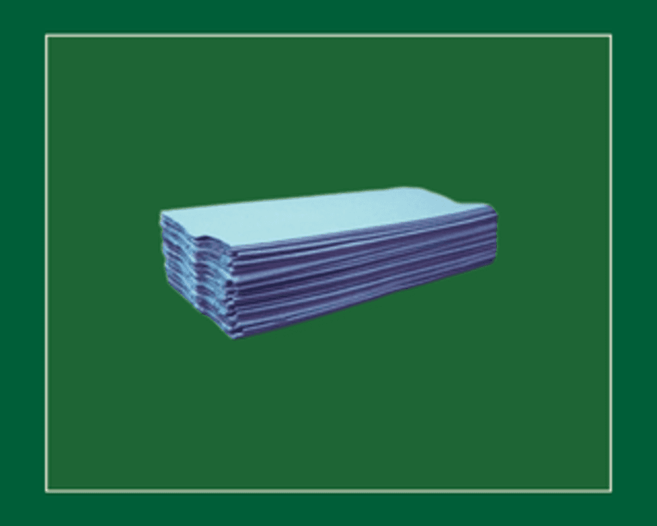 Blue C-Fold Hand Towels 1-Ply