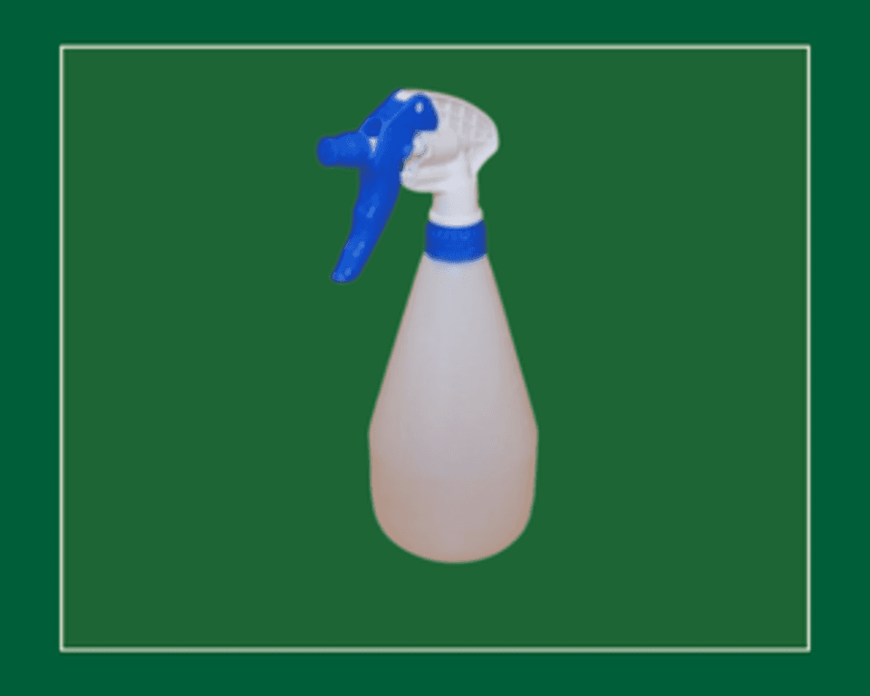 Blue Hand Spray Bottle and Trigger