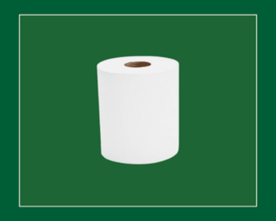 White Centre-Feed Rolls 2-Ply 150m