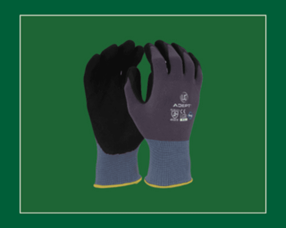 ADEPT® NFT® Palm Coated Nylon & Lycra Gloves
