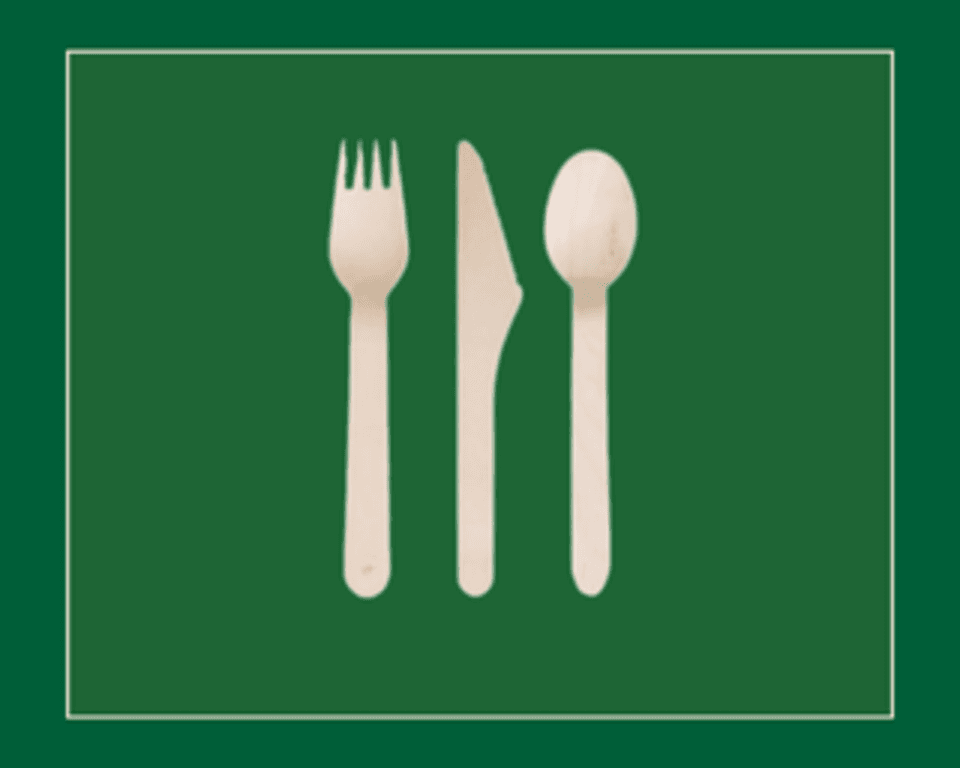 Wooden Cutlery Packs (Fork, Knife And Spoon)