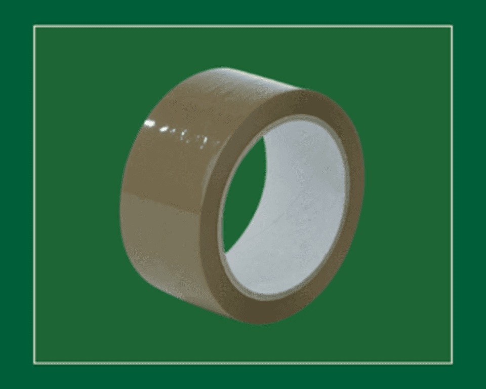 Solvent Adhesive Buff Packaging Tape 48mm x 66m