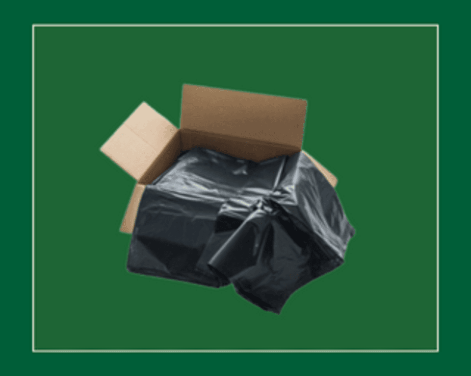 Black Heavy Duty Refuse Sacks 18