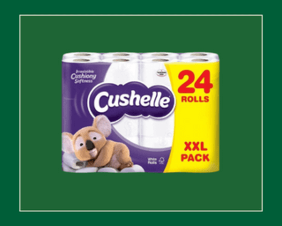 Cushelle® White Toilet Rolls 24 Rolls