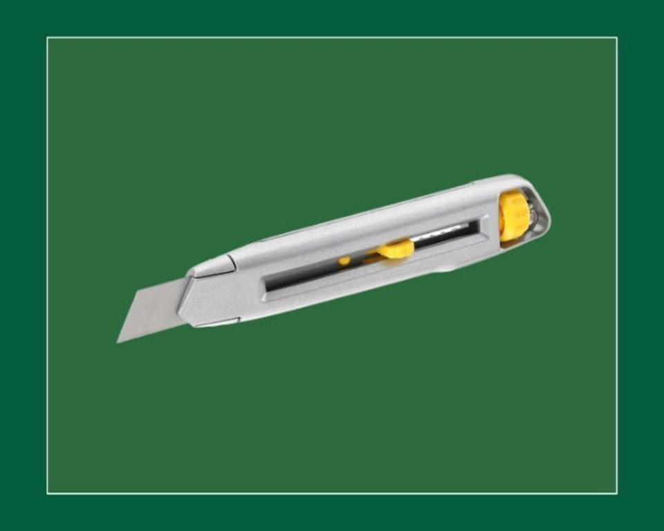 Stanley 0-10-018 18mm Snap Off Blade Retractable Knife
