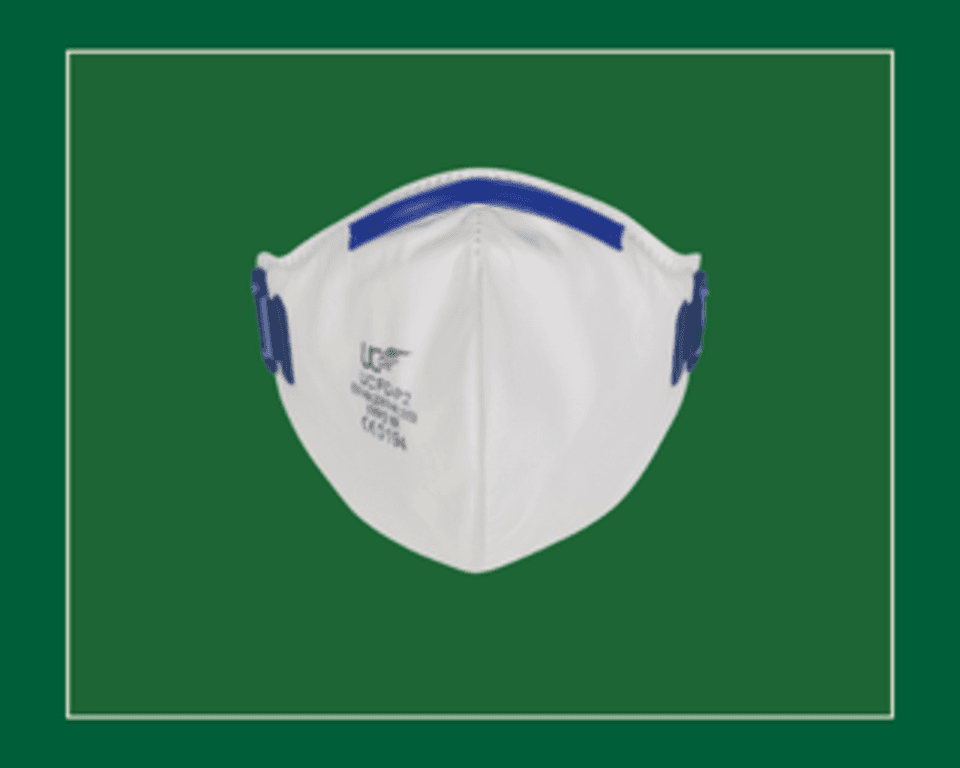 Vertical Fold Flat Dustmask FFP2 