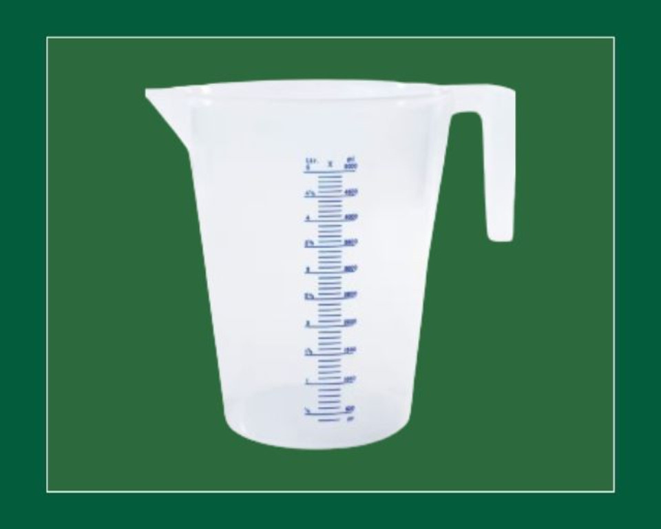 5L Clear Plastic Measuring Jug