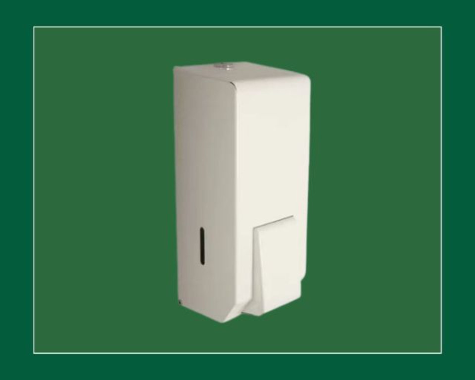 White Metal Liquid Hand Soap DIspenser