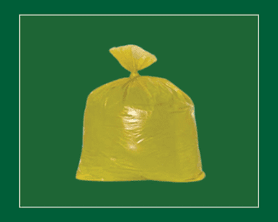 Yellow Refuse Sacks 18