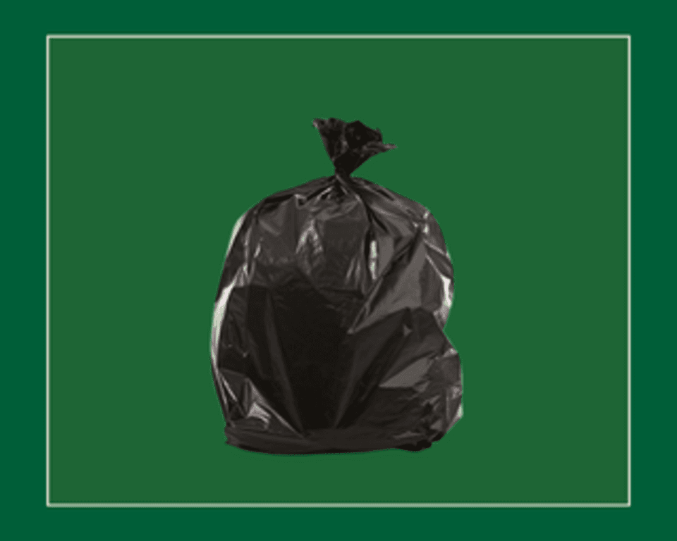 Medium Duty Black Refuse Sacks