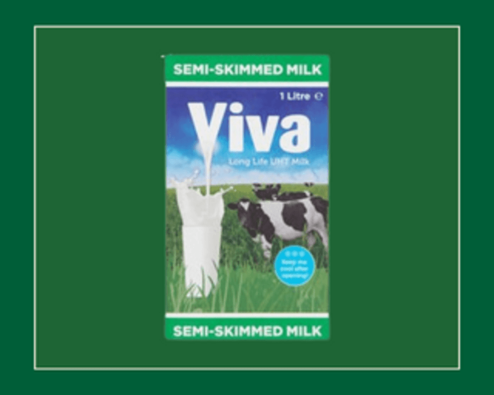 Long life UHT Semi-Skimmed Milk 1L