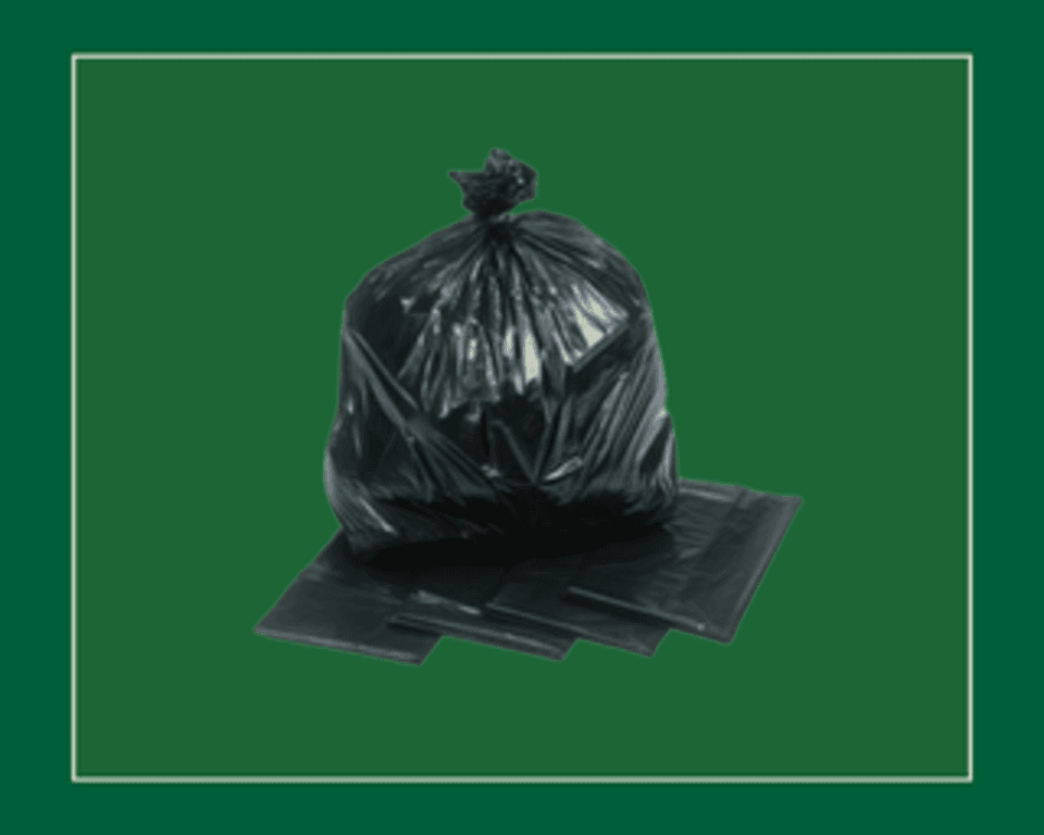 Black Heavy Duty Refuse Sacks 180g 20