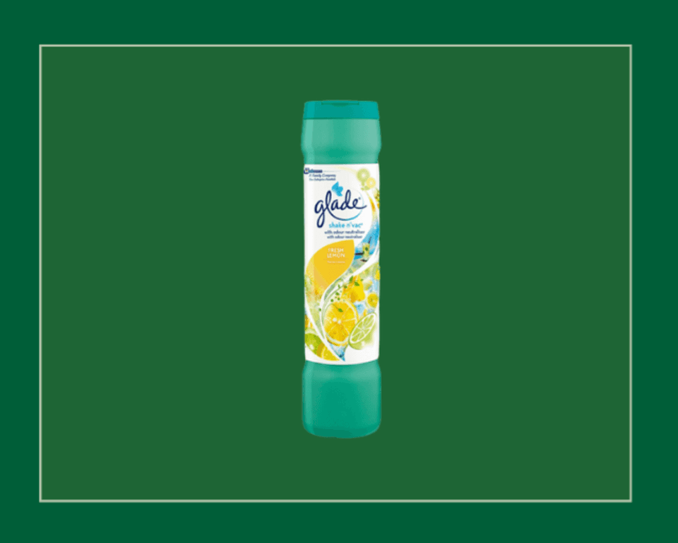 Glade Shake n’ Vac Lemon Carpet Freshener – 400g