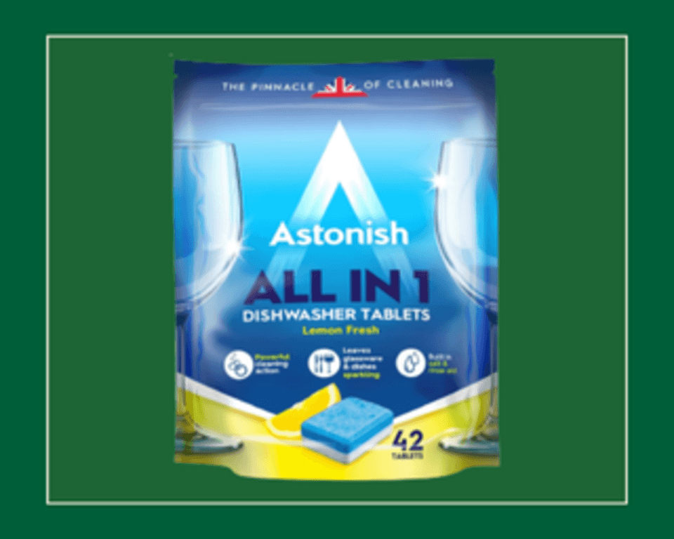 Astonish All In 1 Dishwasher Tablets Lemon Fresh