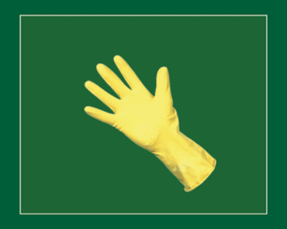 Yellow Rubber Gloves