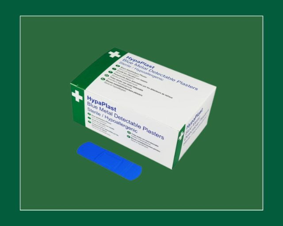Blue Sterile Detectable Plasters 72mm x 25mm