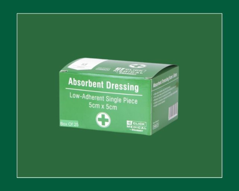 Click Medical Low Adherent Dressing 5cm x 5cm