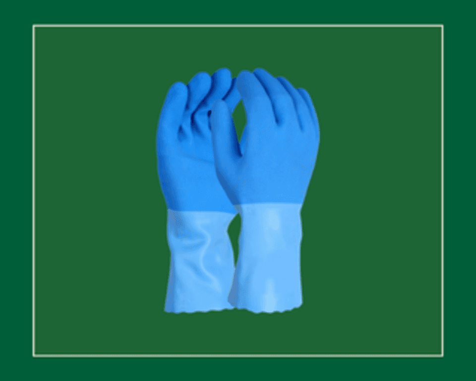 Heavy Duty Latex Chemical & Heat Resistant Gauntlet 12