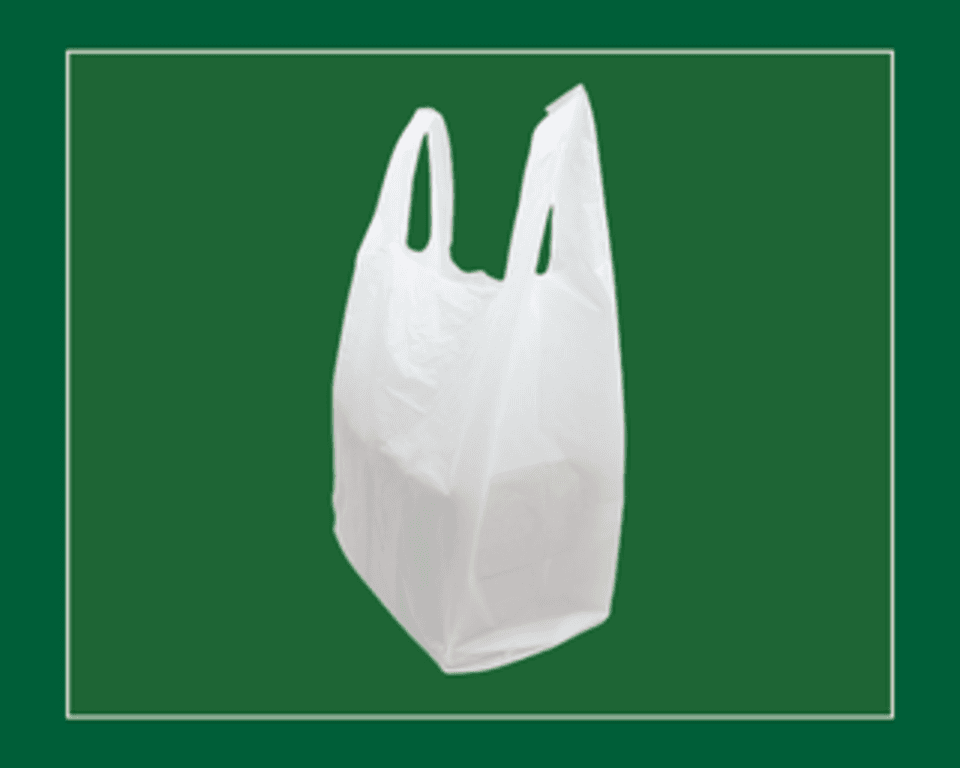 White Vest Carrier Bags 275mm x 415mm x 520mm 17mu