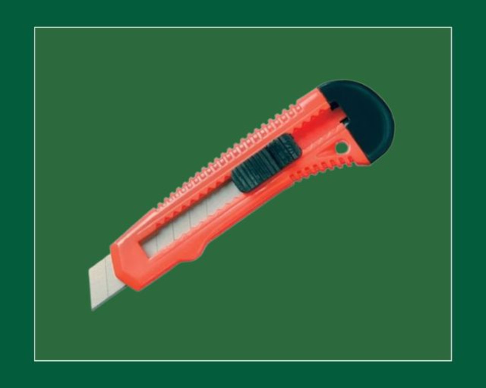 18mm Snap Off Blade Retractable Knife